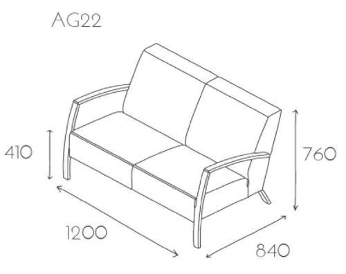 Sofa konferencyjna AGE AG22