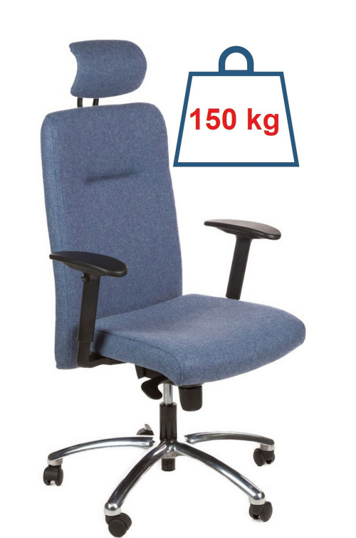 Ergonomiczny fotel biurowy z atestem do pracy 24/7 i obciążeniem do 150 kg - Next A/TF-101