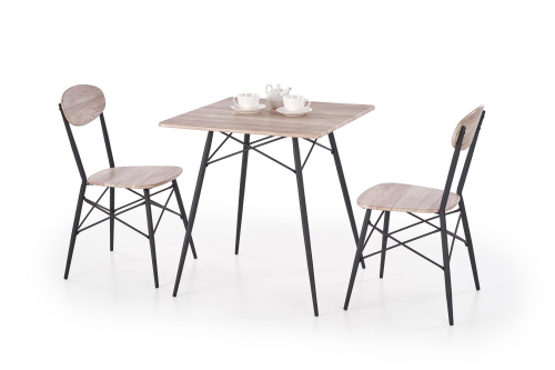 Zestaw: stół + 2 krzesła KABIR
