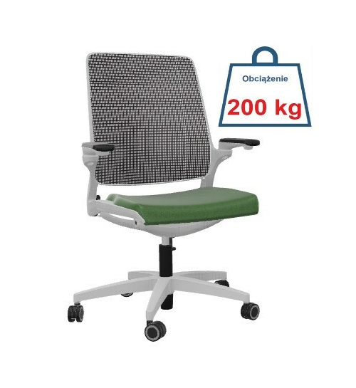 Fotel biurowy SMART SW10N atest wytrzymałości do 200 kg/atest do pracy 24/7