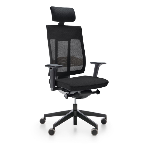 Krzesło obrotowe XENON NET 111SL P61 NX16 BLA/czarny