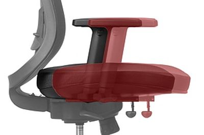Fotel biurowy COSINUS AF/TF 301-302 - atestowany, możliwość wyboru tapicerki - Wysuw siedziska