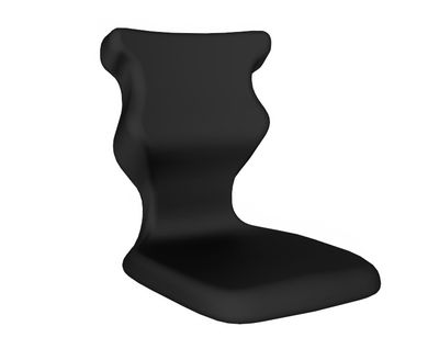 Krzesło szkolne Classic soft nr 4 Dobre Krzesło Entelo - Czarny RAL 9005