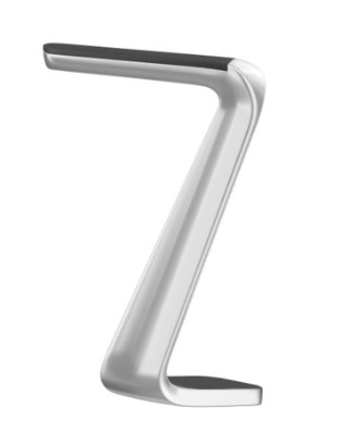 Fotel sędziowski wysoki COMET czarny - KUMA alu polerowane