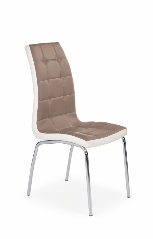 K186 krzesło cappuccino - biały (1p=4szt)