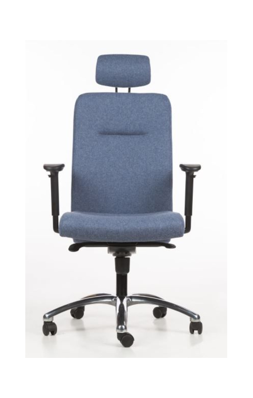 Ergonomiczny fotel biurowy z atestem do pracy 24/7 i obciążeniem do 150 kg - Next A/TF-101