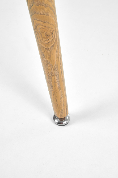 Stół rozkładany EDWARD 120-200/100/75 cm biały / dąb san remo