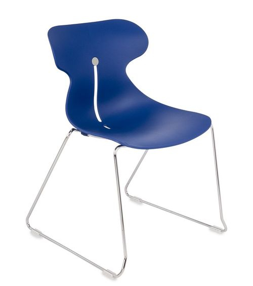 Krzesło konferencyjne MARIQUITA P niebieski -płoza