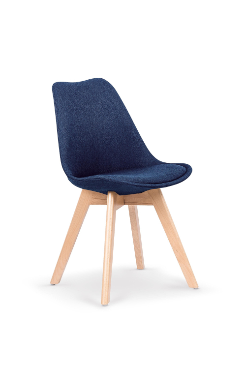 K303 krzesło ciemny niebieski / buk (1p=4szt)