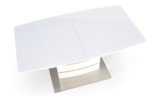 Stół rozkładany TORONTO 140-180/80/76 cm biały/dąb złoty