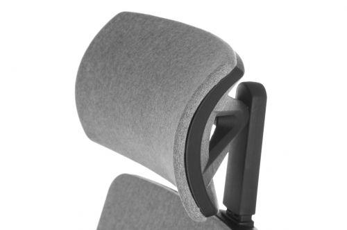 ZN-807-B-30  Fotel Biurowy czarny z wysuwem siedziska