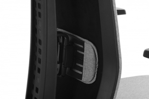 ZN-807-B-26  Fotel Biurowy szary z wysuwem siedziska