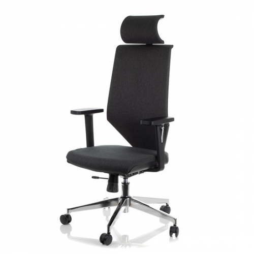 Fotel Biurowy Obrotowy ZN-805C-26 szary z wysuwem siedziska