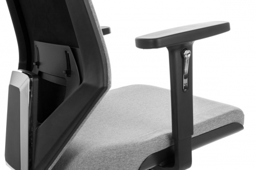 ZN-805C-26 Fotel Biurowy Obrotowy szary z wysuwem siedziska