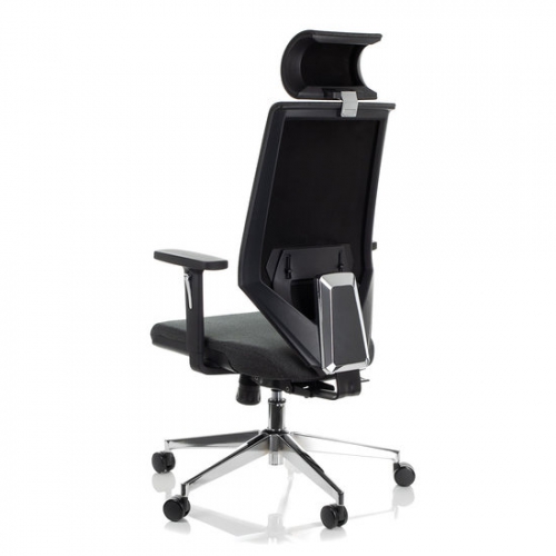 ZN-805C-26 Fotel Biurowy Obrotowy szary z wysuwem siedziska