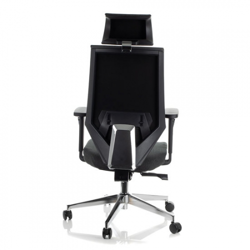 ZN-805C-26 Fotel Biurowy Obrotowy szary z wysuwem siedziska