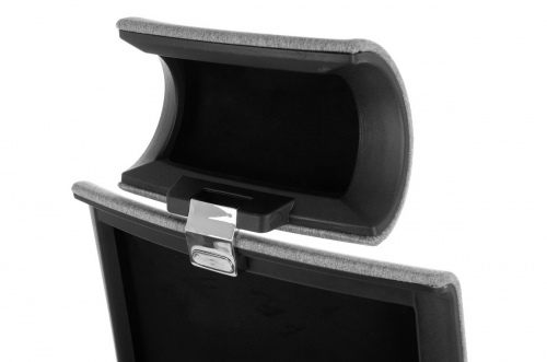 ZN-805C-26 Fotel Biurowy Obrotowy szary z wysuwem siedziska