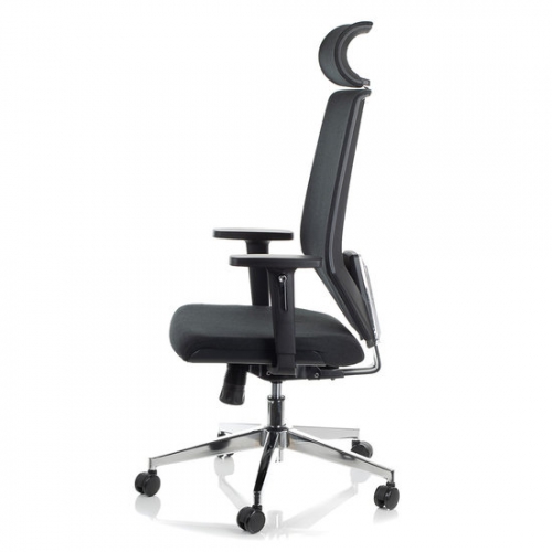 ZN-805C-30 Fotel Biurowy Obrotowy czarny z wysuwem siedziska