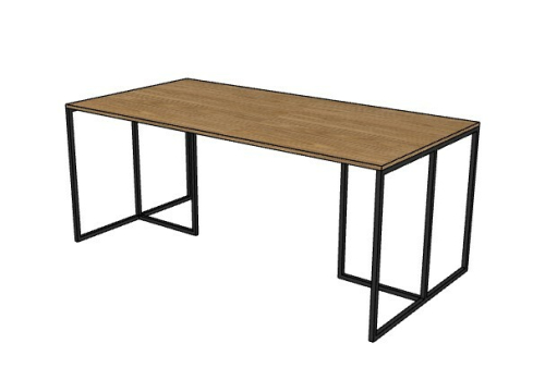 Biurko HEXOS HX1801 - 180x90x75h