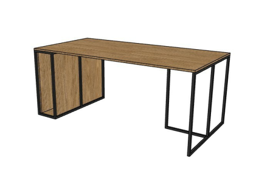 Biurko HEXOS HX1802 - 180x90x75h