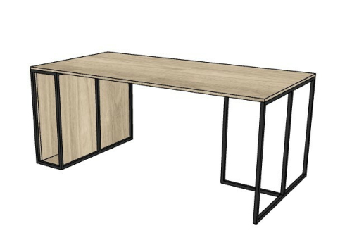 Biurko HEXOS HX1802 - 180x90x75h