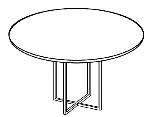 Stolik okolicznościowy fi 65 cm HX 6502