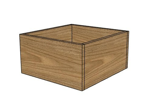 Donica wąska HX021 - 45x43x22,5h