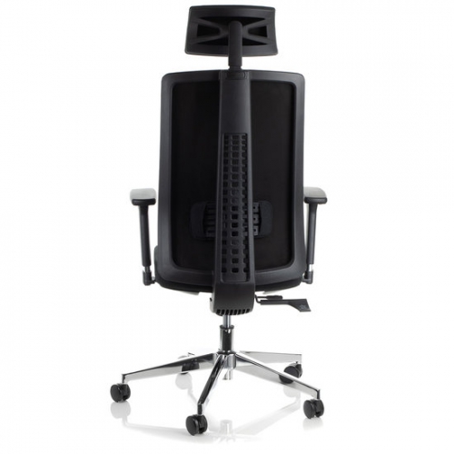 ZN-807-C-30 Fotel Biurowy czarny z wysuwem siedziska 