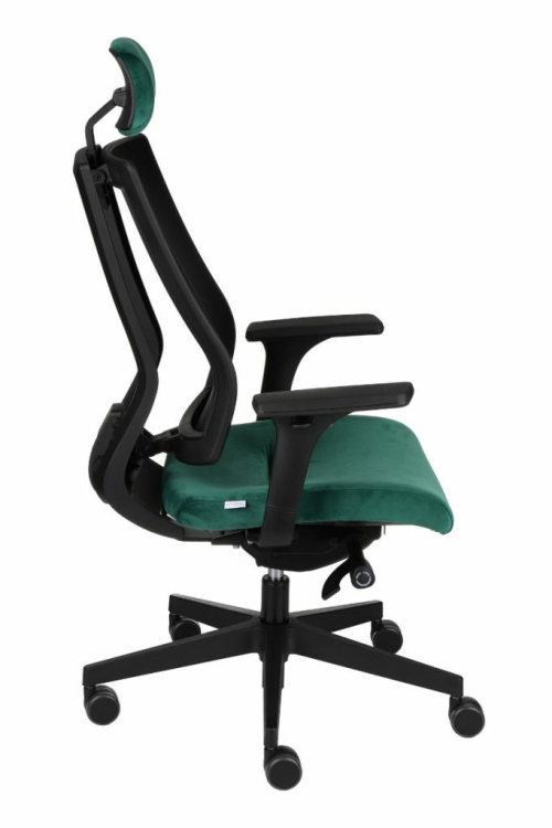 Fotel biurowy MAXPRO BS HD black/chrome