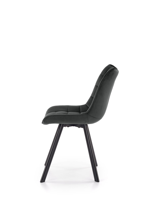 K332 krzesło w kolorze ciemny popiel /nogi czarne (1p=2szt)