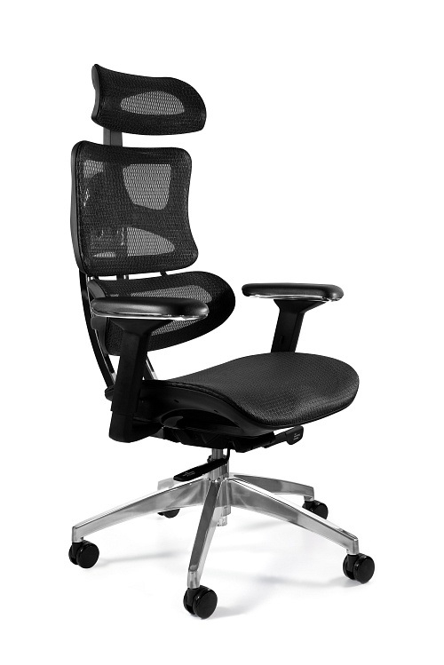  Fotel Obrotowy Ergotech czarny/chrom