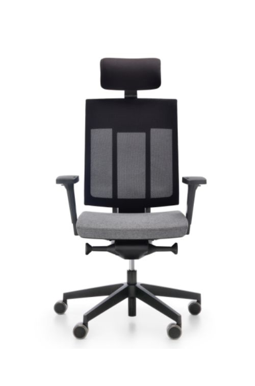 Fotel biurowy obrotowy Xenon Net 110 z zagłówkiem 