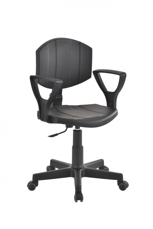 Krzesło laboratoryjne niskie z podłokietnikami