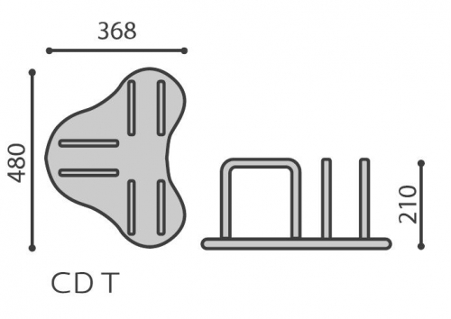Podstawa do ścianek działowych SELVA - CANDY IN T