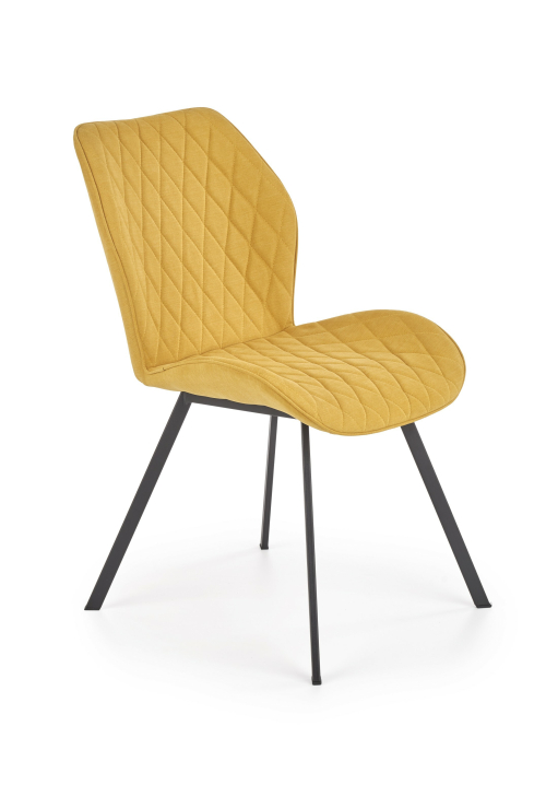 K360 krzesło w kolorze musztardowym (1p=4szt)