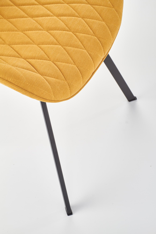 K360 krzesło w kolorze musztardowym (1p=4szt)