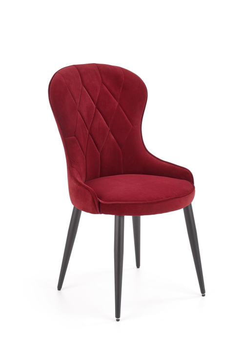 K366 krzesło w kolorze bordowy