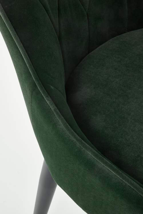 K366 krzesło w kolorze ciemno zielonym (1p=2szt)
