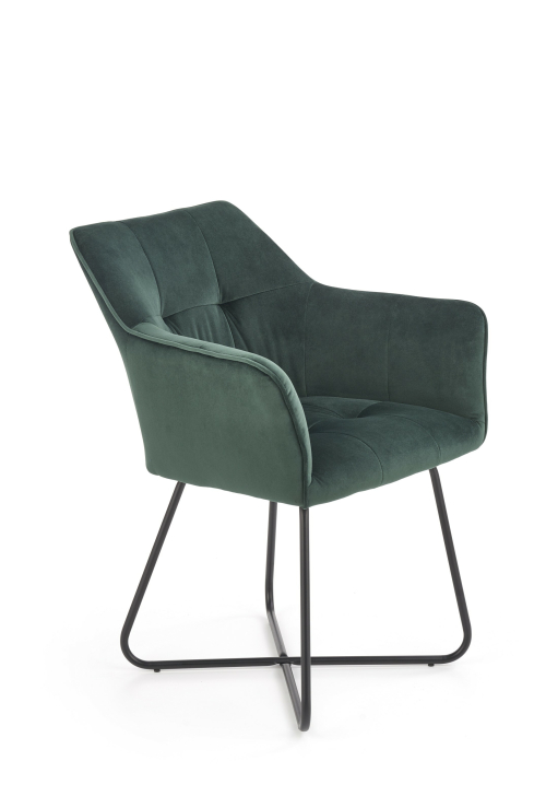 K377 krzesło w kolorze ciemno zielonym (1p=2szt)