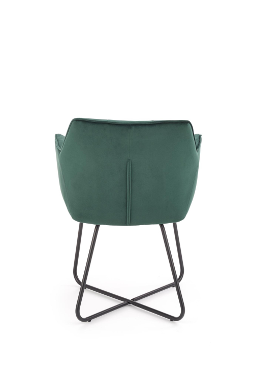 K377 krzesło w kolorze ciemno zielonym (1p=2szt)