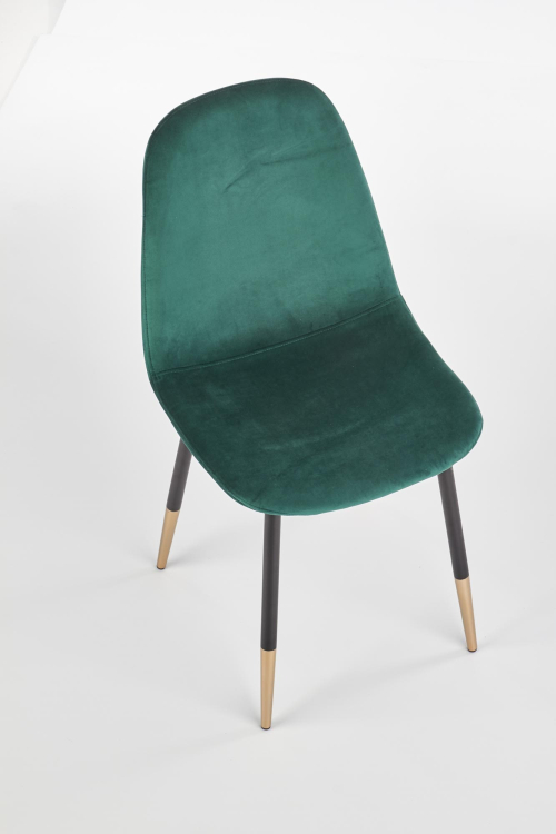 K379 krzesło  w kolorze ciemno zielonym (1p=4szt)