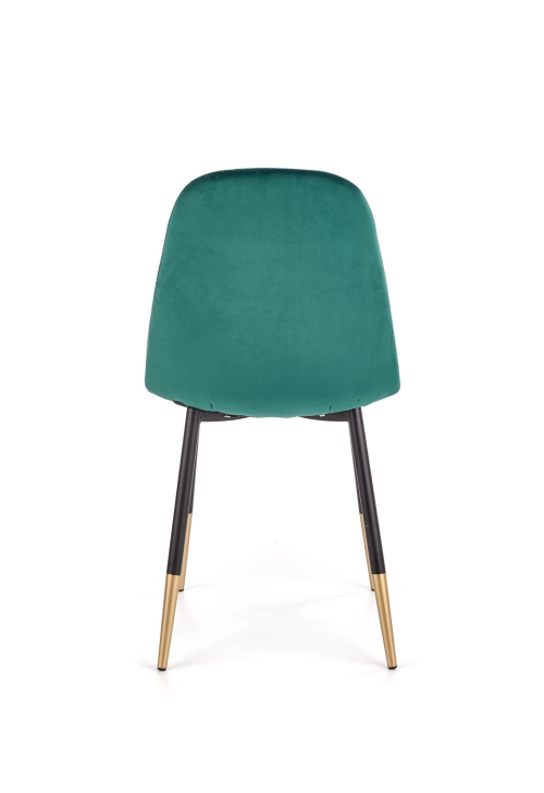 K379 krzesło  w kolorze ciemno zielonym (1p=4szt)