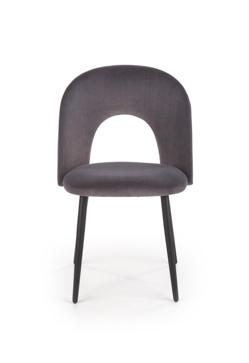 K384 krzesło w kolorze popielatym