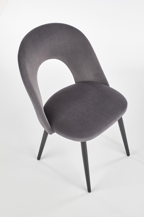 K384 krzesło w kolorze popielatym
