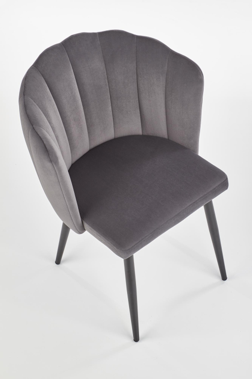  K386 krzesło w kolorze popielatym