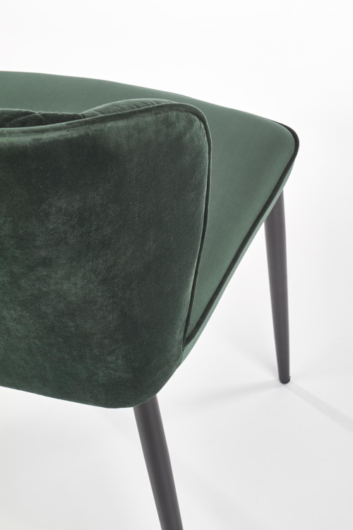 K399 krzesło w kolorze  ciemno zielonym (1p=2szt)