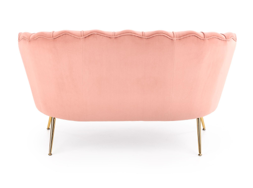 Sofa wypoczynkowa AMORINITO XL jasny różowy / złoty