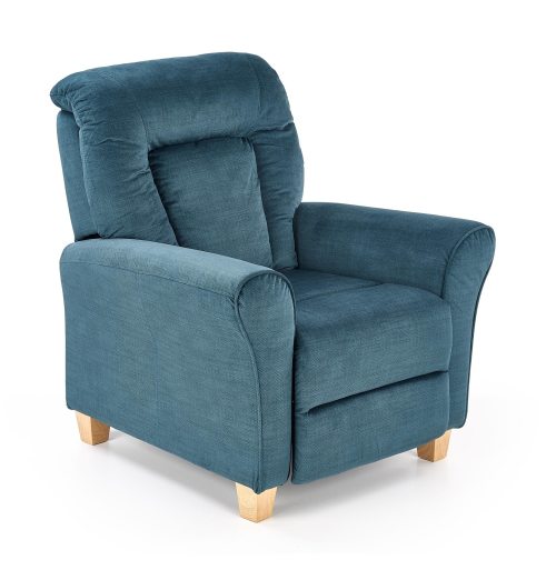 Fotel wypoczynkowy BARD ciemny niebieski