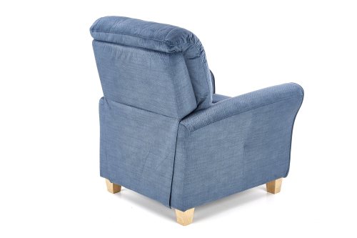 Fotel wypoczynkowy BARD ciemny niebieski