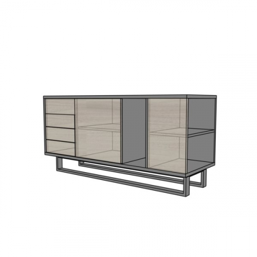 Kontener podporowy EVP13 na płozie 160x55x62,7h